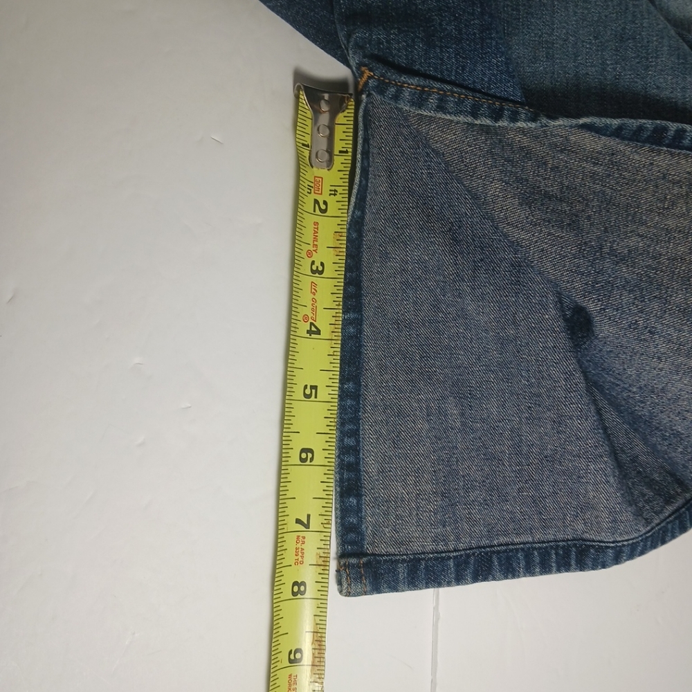 Abercrombie & Fitch Womens Jean Skirt Sz 12 Made In USA - Picture 12 of 13